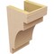 Ekena Millwork 6"W x 6"D x 12"H Wide Mediterranean Rough Cedar Woodgrain TimberThane Corbel, Primed Tan CORUR06X06X12MEDRCPR - alternate 6